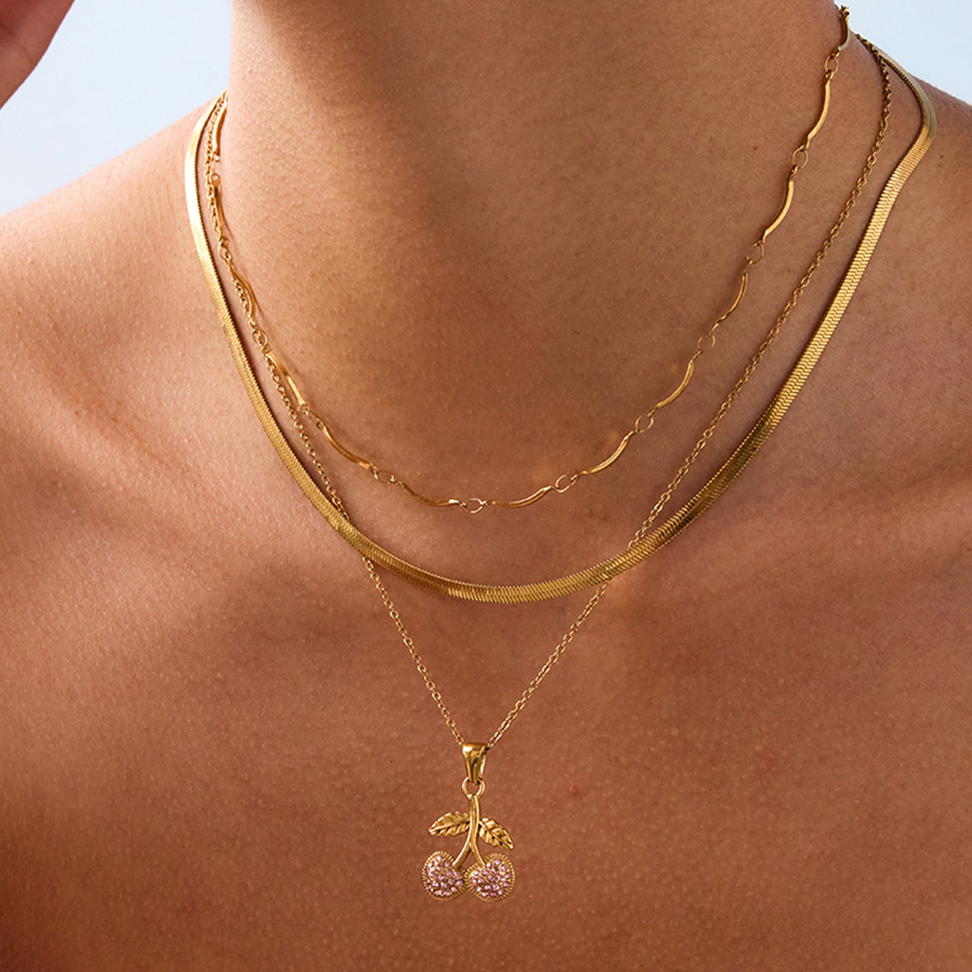 cherry necklace